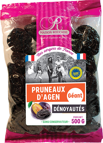 PRUNEAUX D'AGEN IGP
DÉNOYAUTÉS GÉANTS
