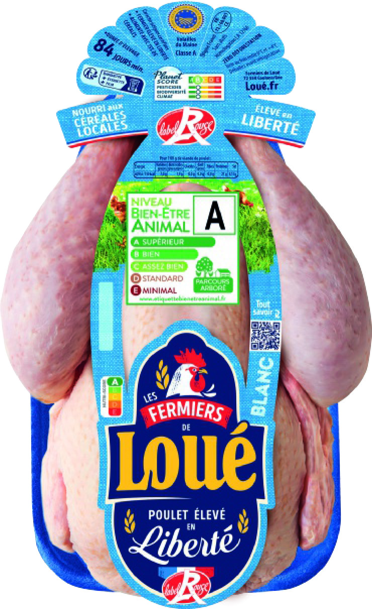 POULET FERMIER LABEL ROUGE IGP(5) VOLAILLES DU MAINE