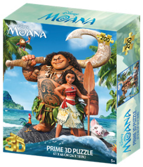 PUZZLE 200 PIÈCES VAÏANA OU STITCH