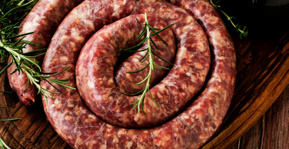 SAUCISSE DE CANARD BRASSÉE