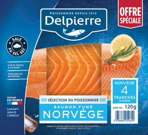 SAUMON FUMÉ DE NORVÈGE
SÉLECTION DU POISSONNIER