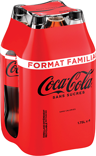 “COCA-COLA” SANS SUCRES