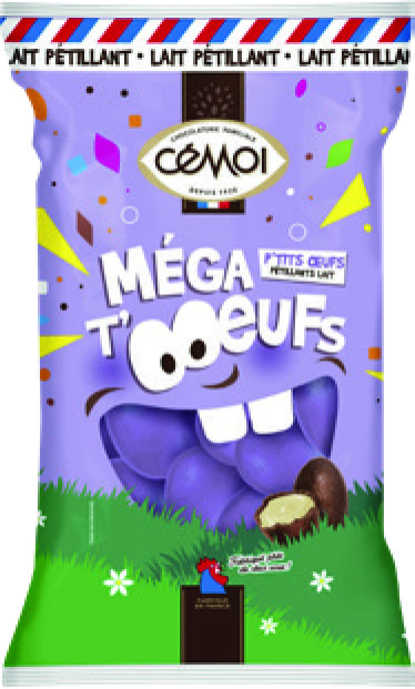 P'TITS OEUFS MÉGA T'OOEUFS PÉTILLANT LAIT 