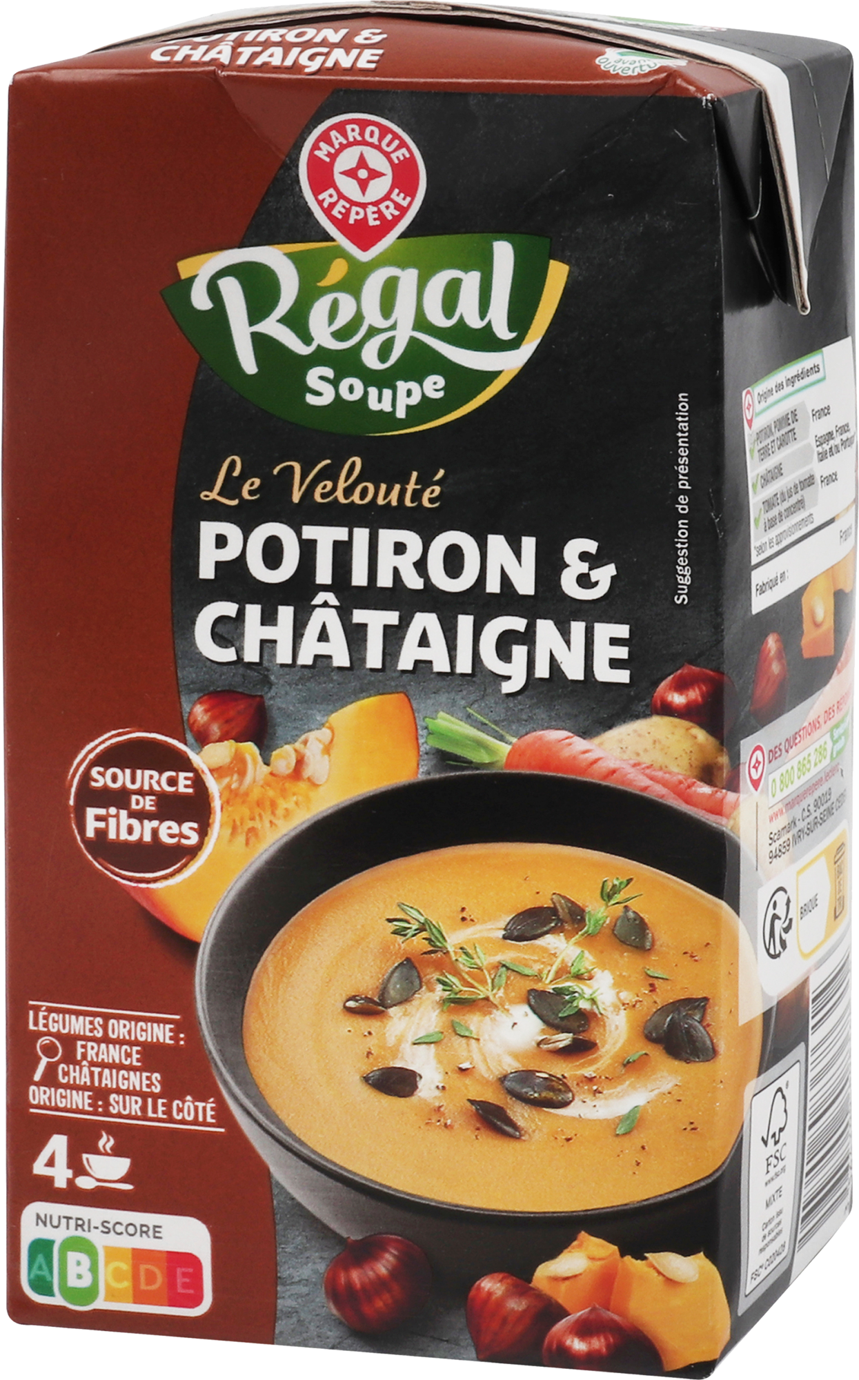 VELOUTÉ POTIRON & CHÂTAIGNE 1L