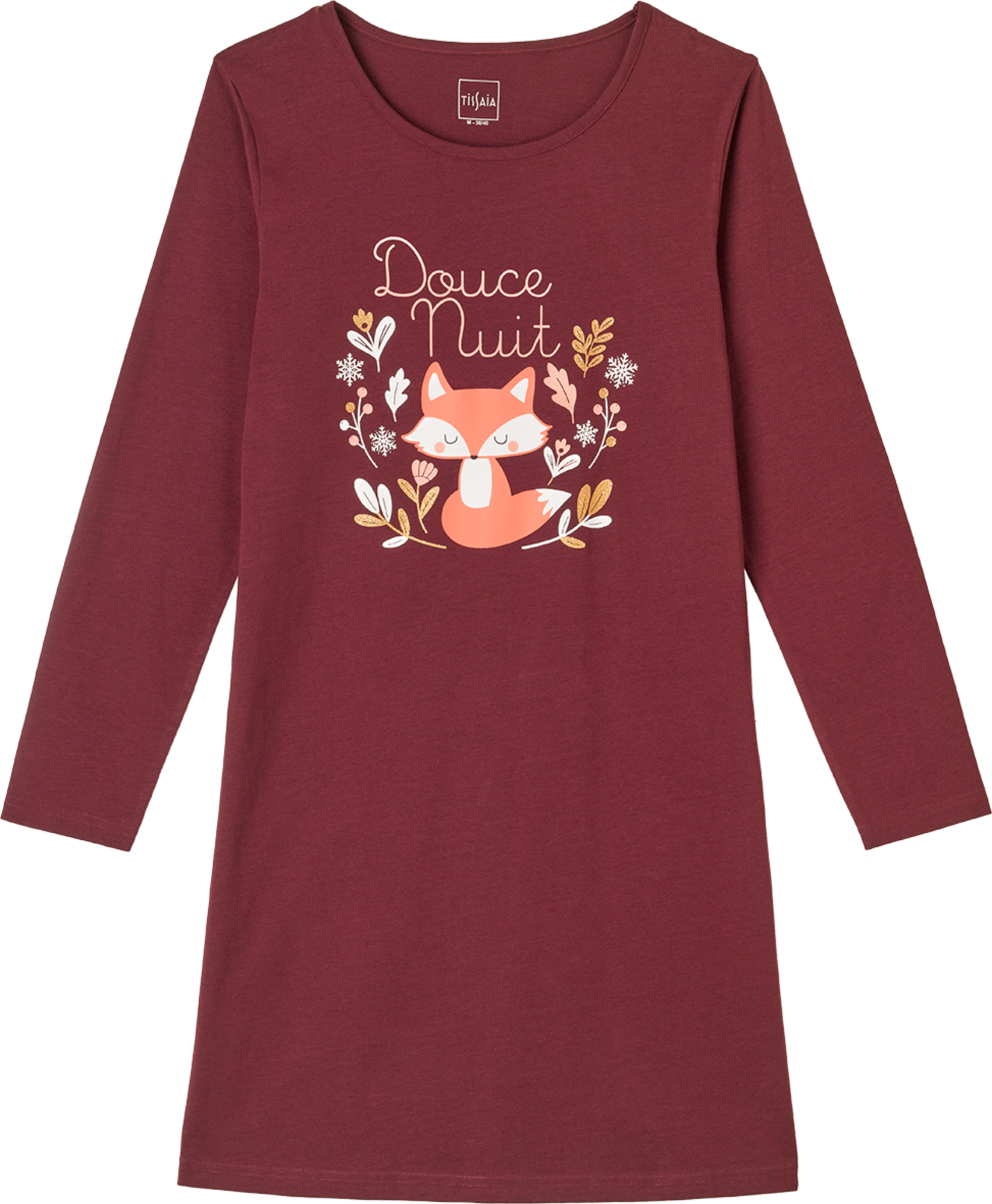 BIG T-SHIRT NUIT FEMME BIO