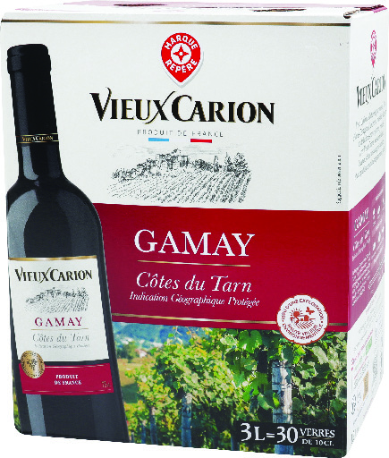 I.G.P(1) CÔTES DU TARN(2) VIEUX CARION GAMAY