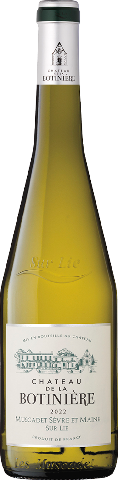 AOP MUSCADET SEVRE ET MAINE SUR LIE  BLANC SEC  - Château Botinière 2022