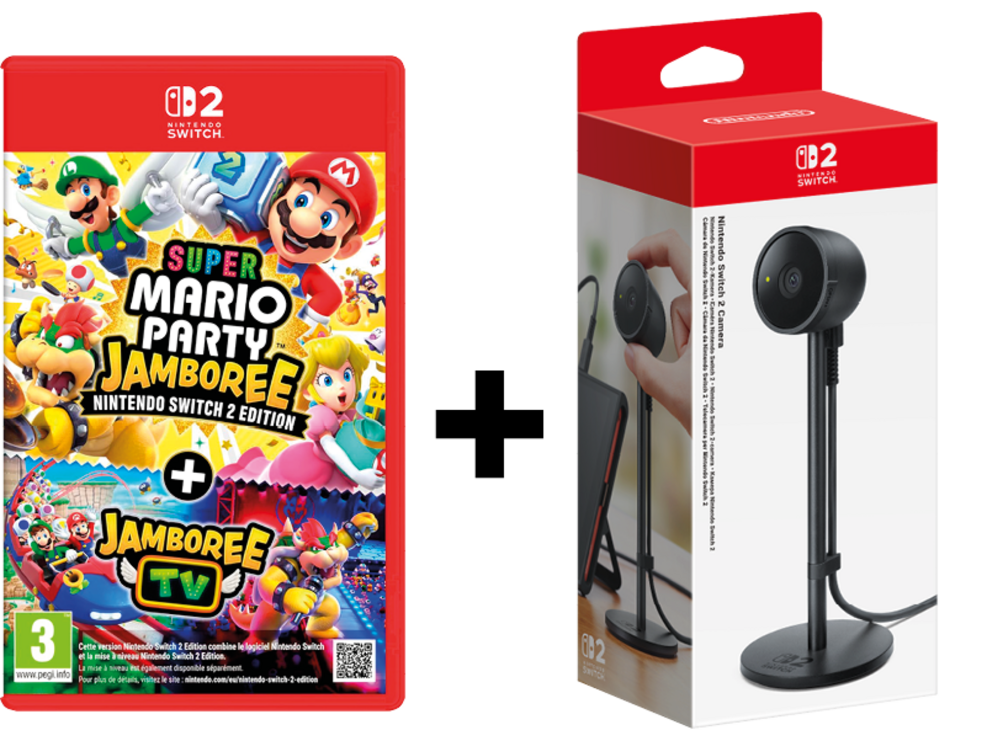 SUPER MARIO PARTY JAMBOREE + JAMBOREE TV + CAMÉRA SWITCH 2