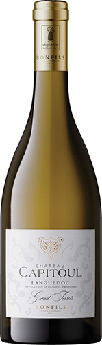 AOP LANGUEDOC BLANC 2024 
OU AOP LA CLAPE ROUGE  2023
CHÂTEAU CAPITOUL GRAND TERROIR