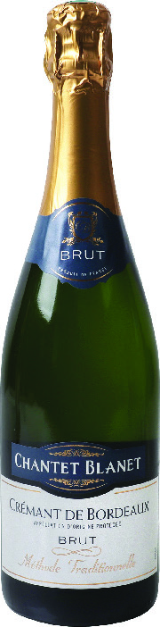 A.O.P (1) CRÉMANT DE BORDEAUX BRUT CHANTET BLANET