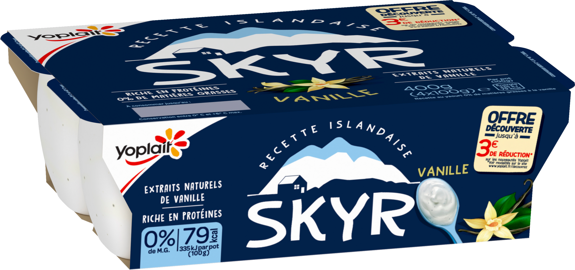 Skyr Vanille 0% Mat.Gr. Offre découverte