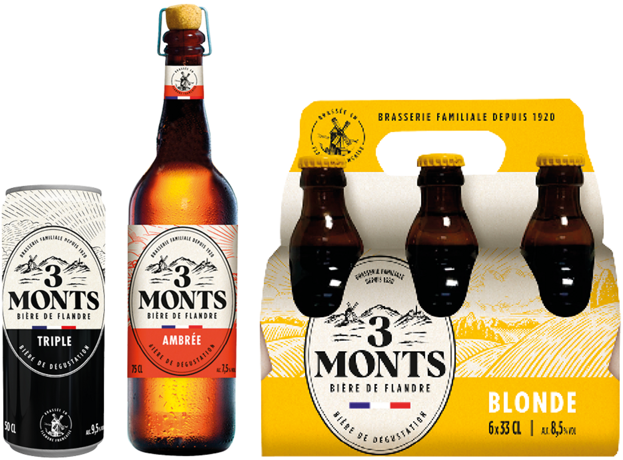 SUR LES PRODUITS PRÉSENTS EN MAGASIN DE LA GAMME "3 MONTS".