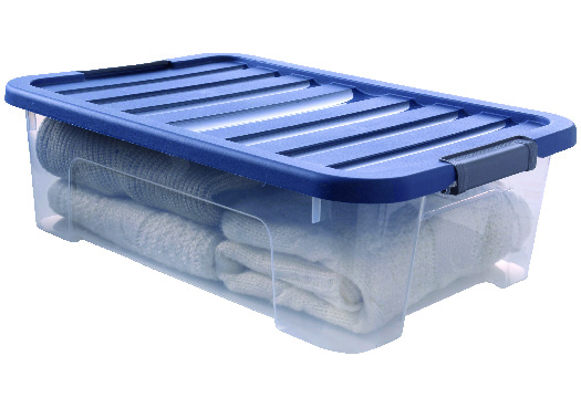 BOÎTE DE RANGEMENT TRANSPARENTE MULTI-USAGES 25 L