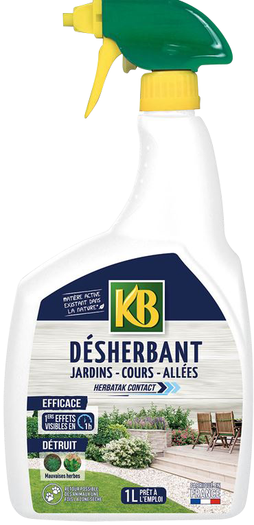 DÉSHERBANT COURS ALLÉES TERRASSES