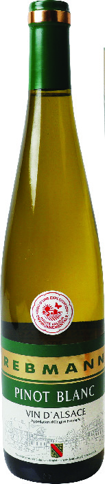 A.O.P(1) VIN D’ALSACE PINOT BLANC(2) REBMANN