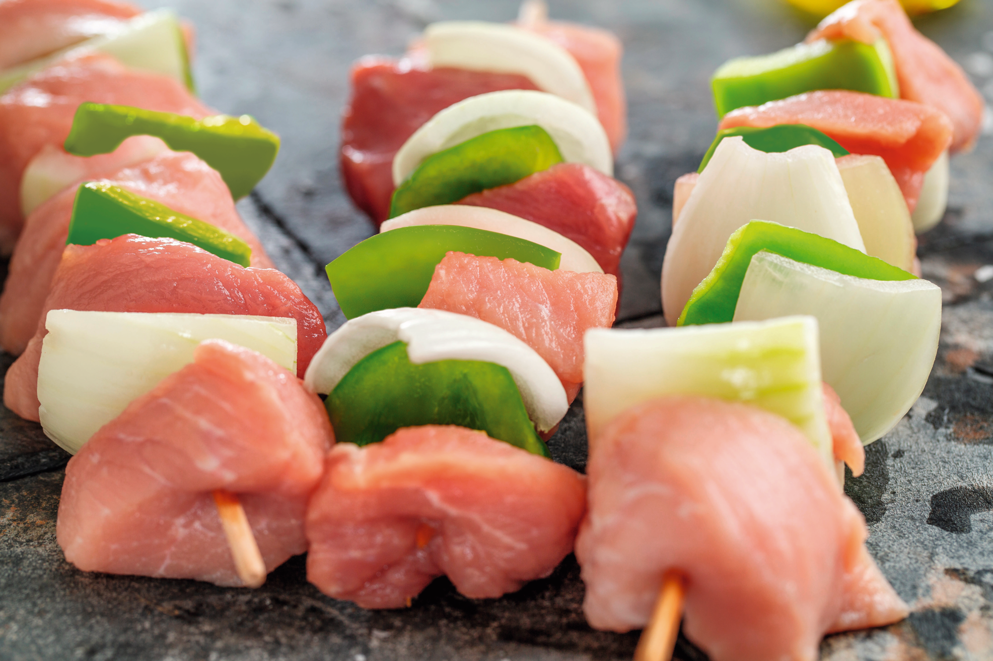 Brochettes de porc
