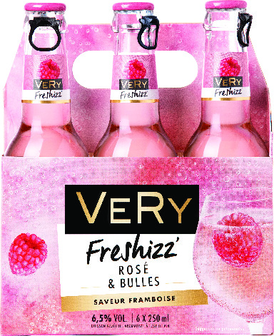 BOISSON À BASE DE VIN ROSÉ FRAMBOISE & BULLES VERY FRESHIZZ’