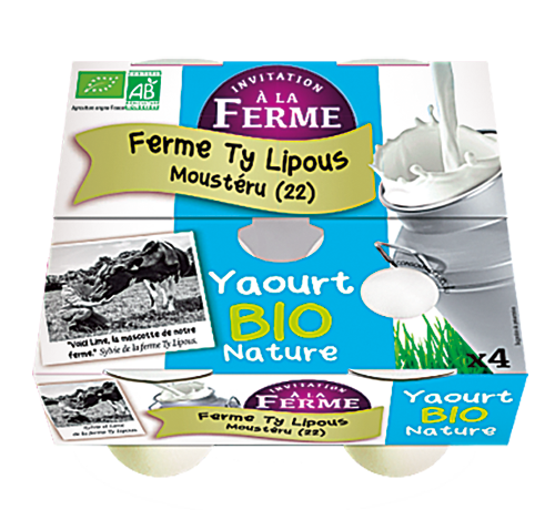 YAOURT BIO NATURE X4