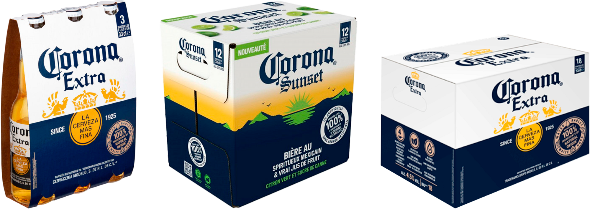 SUR LES PRODUITS PRÉSENTS EN MAGASIN DE LA GAMME "CORONA".