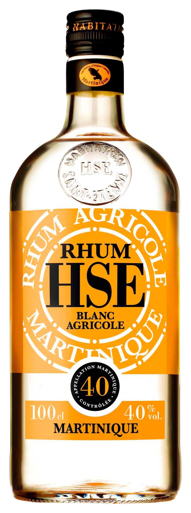 AOC RHUM BLANC AGRICOLE MARTINIQUE