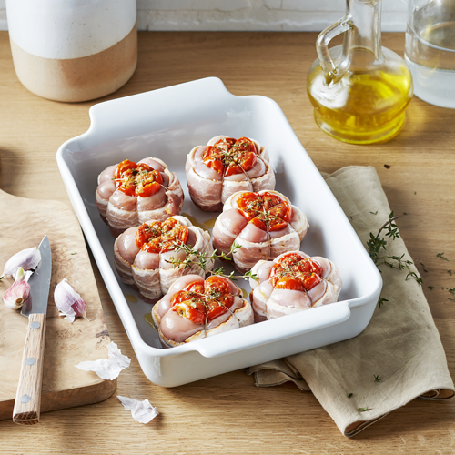 8 BALLOTINS DE LAPIN FARCI AUX PETITS LÉGUMES