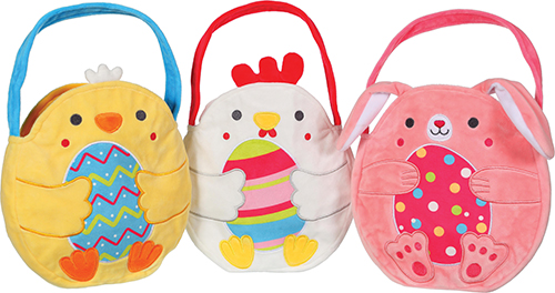 SAC PELUCHE ŒUF COLORÉ