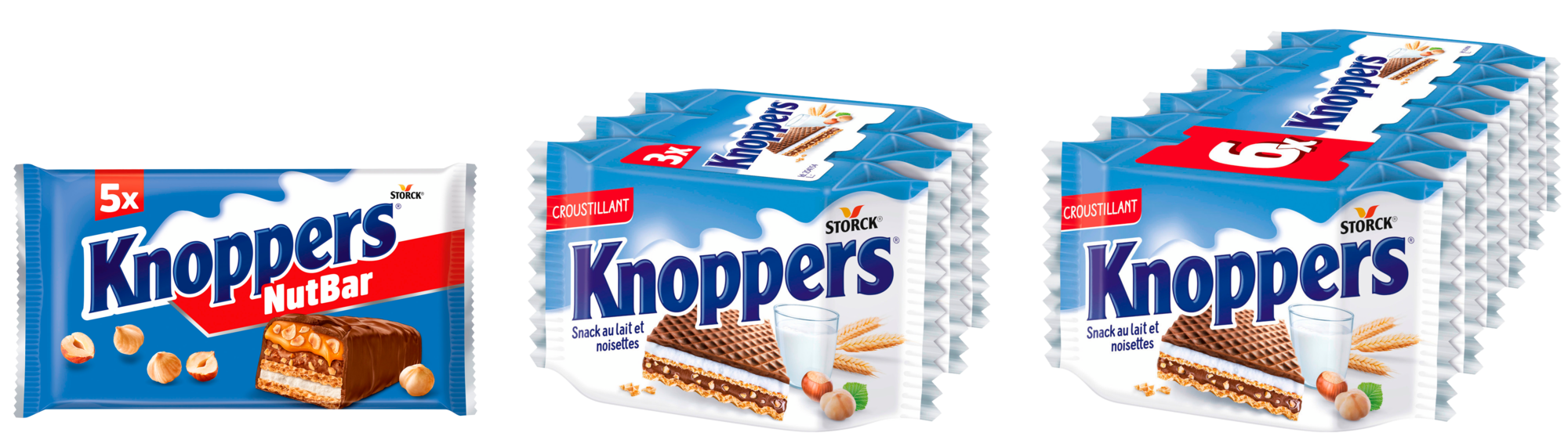 SUR LES PRODUITS PRÉSENTS EN MAGASIN DE LA GAMME "KNOPPERS"