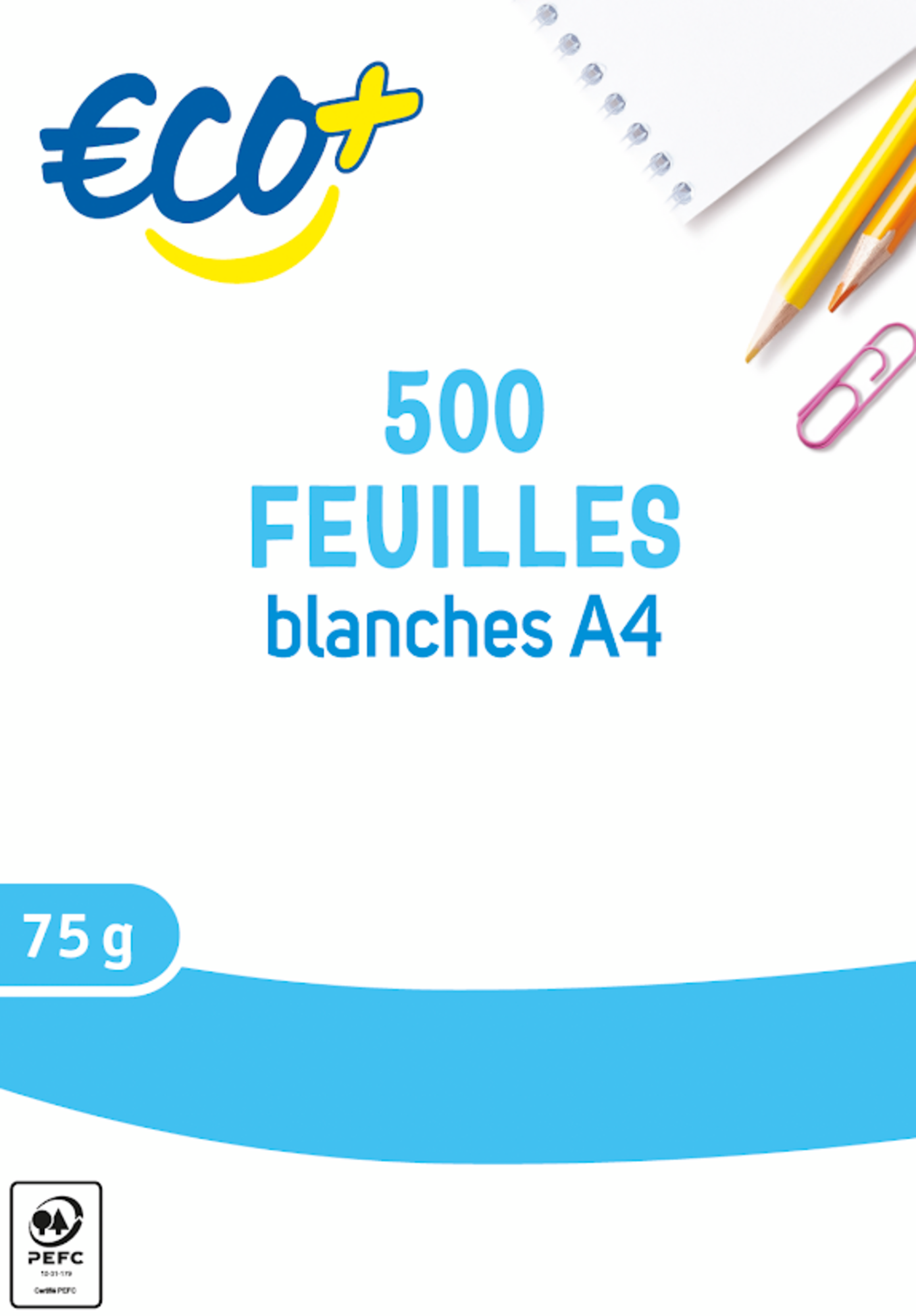 RAMETTE 500 FEUILLES "ECO+"