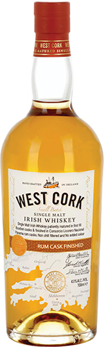 SINGLE MALT IRISH WHISKEY
RUM CASK FINISHED