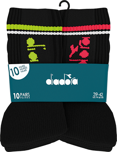 LOT DE 10 PAIRES DE CHAUSSETTES SPORT HOMME