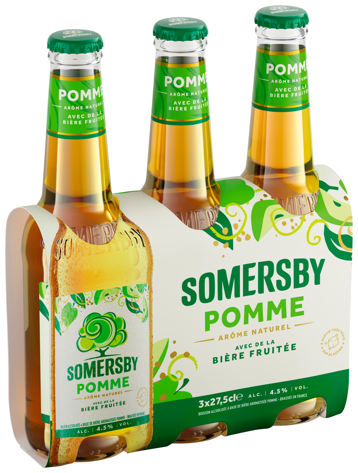 BOISSON ALCOOLISÉE À BASE DE BIÈRE AROMATISÉE POMME