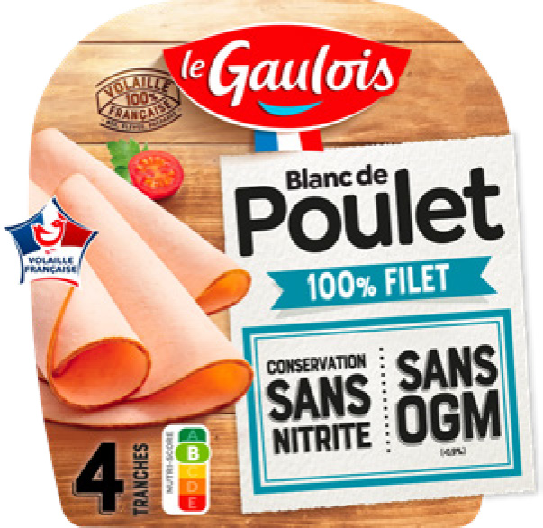 BLANC DE POULET X4 SANS NITRITE