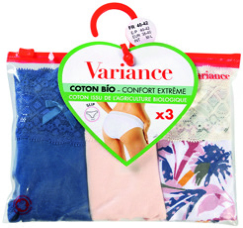 LOT DE 3 BOXERS, STRINGS OU SLIPS COTON BIO(3)