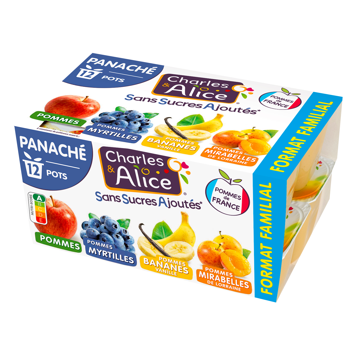 DESSERTS DE FRUITS PANACHES SANS SUCRES AJOUTES
