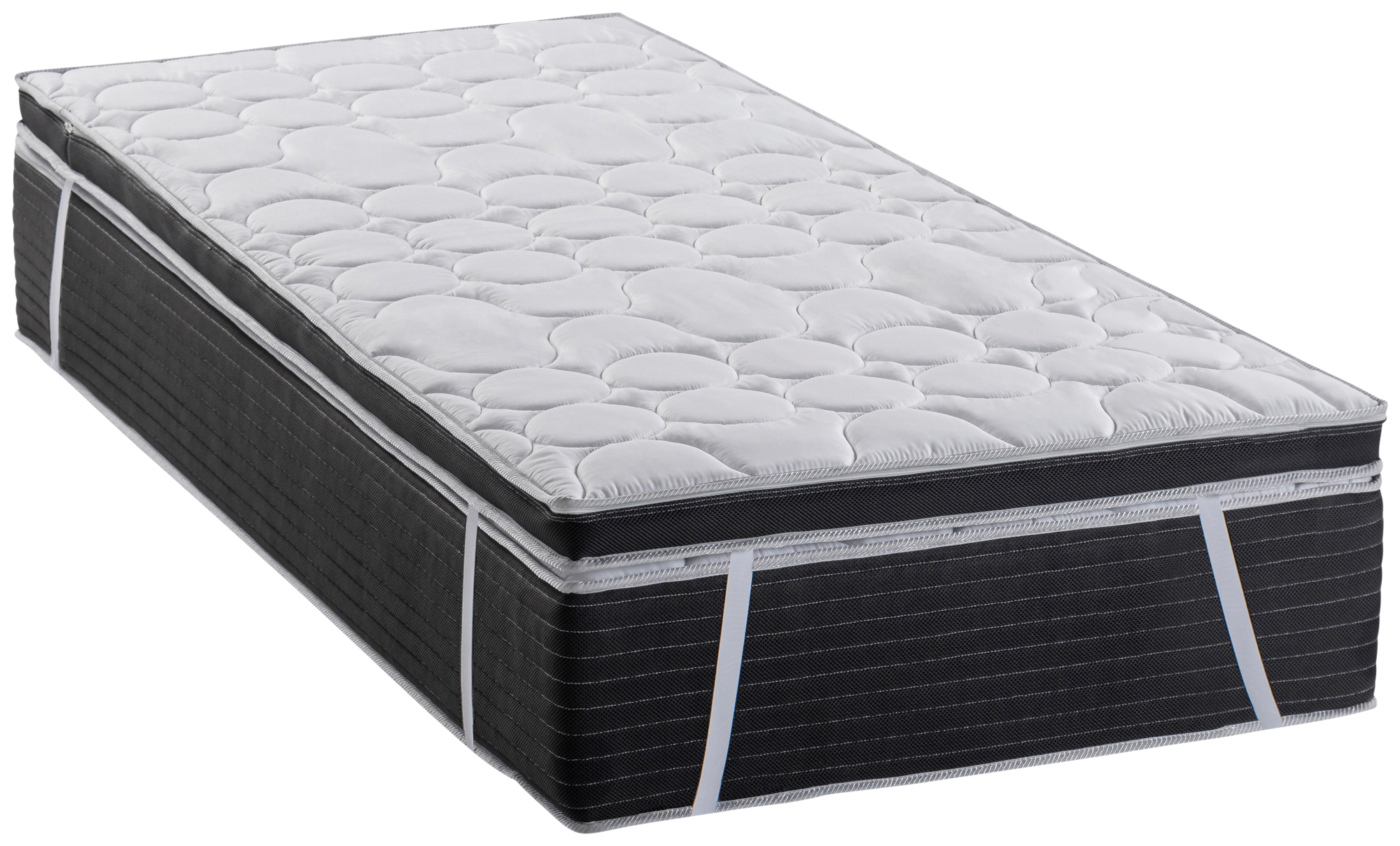 SURMATELAS ROULÉ AVEC ÉLASTIQUES 90 X 190 CM
