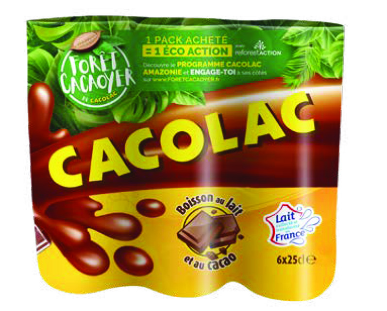 BOISSON AU LAIT ET AU CACAO CACOLAC