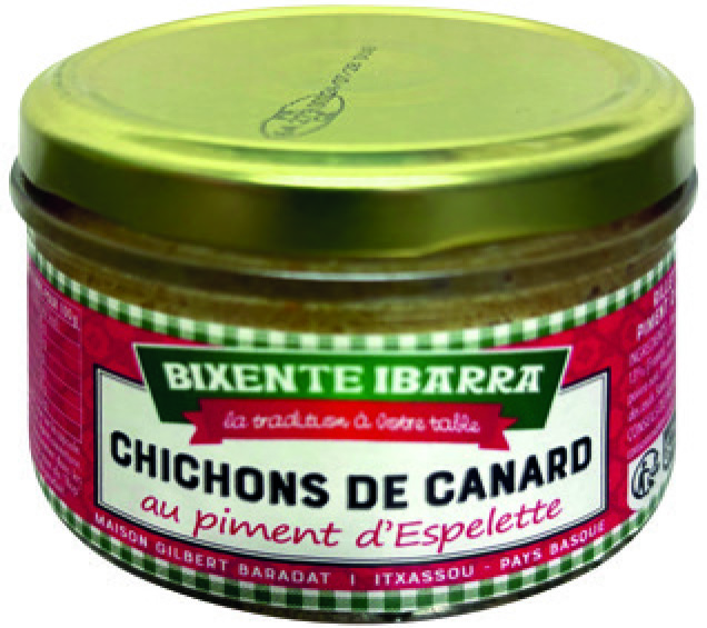 CHICHONS DE CANARD AU PIMENT D’ESPELETTE