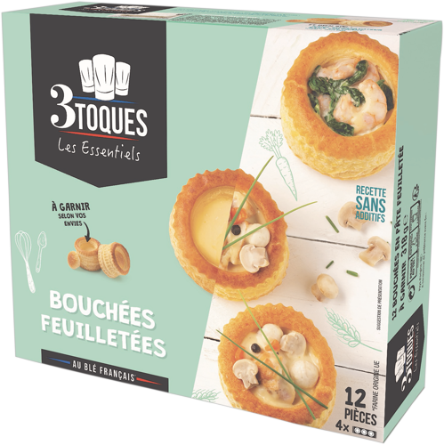 ÉTUI DE 12 BOUCHÉES FEUILLETÉES