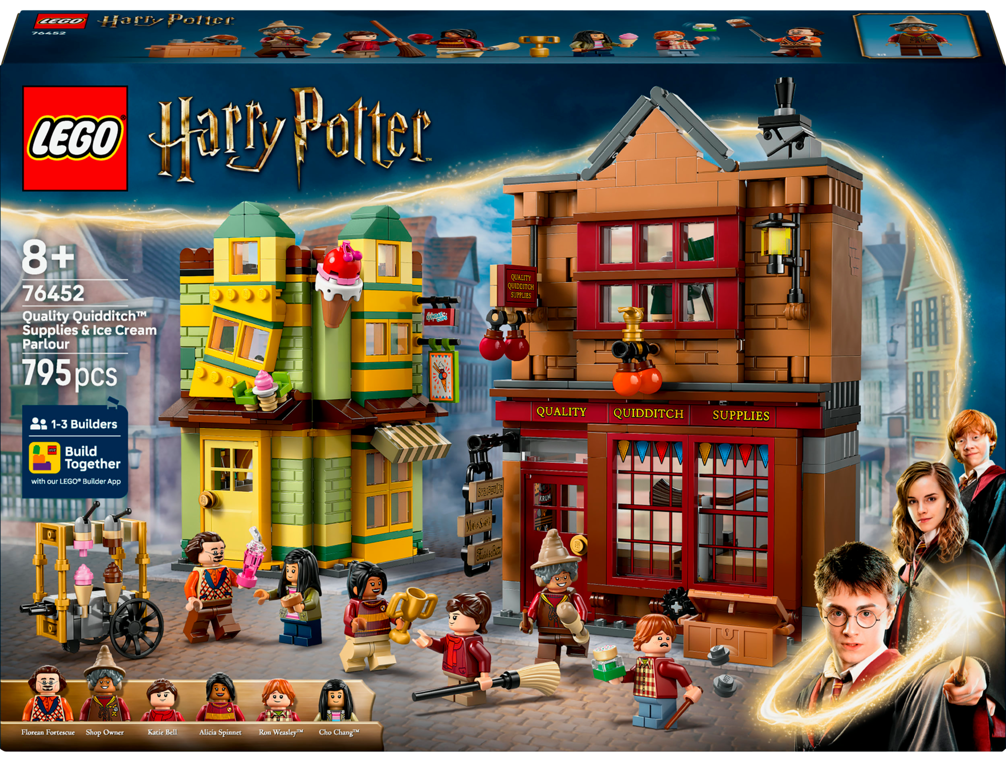 MAGASIN D'ACCESSOIRES DE QUIDDITCH ET MARCHAND DE GLACES