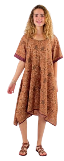 ROBE MANCHES COURTES