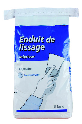 ENDUIT DE LISSAGE EN POUDRE 5 KG INTÉRIEUR