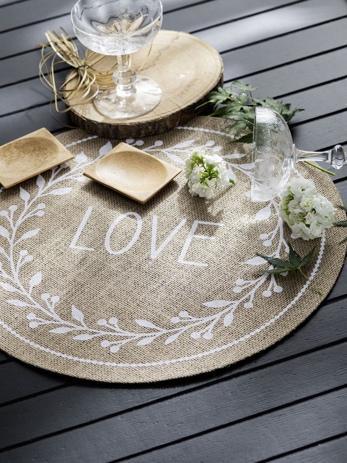 Set de table rond