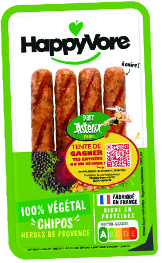 CHIPOLATAS VÉGÉTALES AUX HERBES DE PROVENCE 