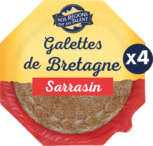 4 GALETTES DE BRETAGNE AU SARRASIN