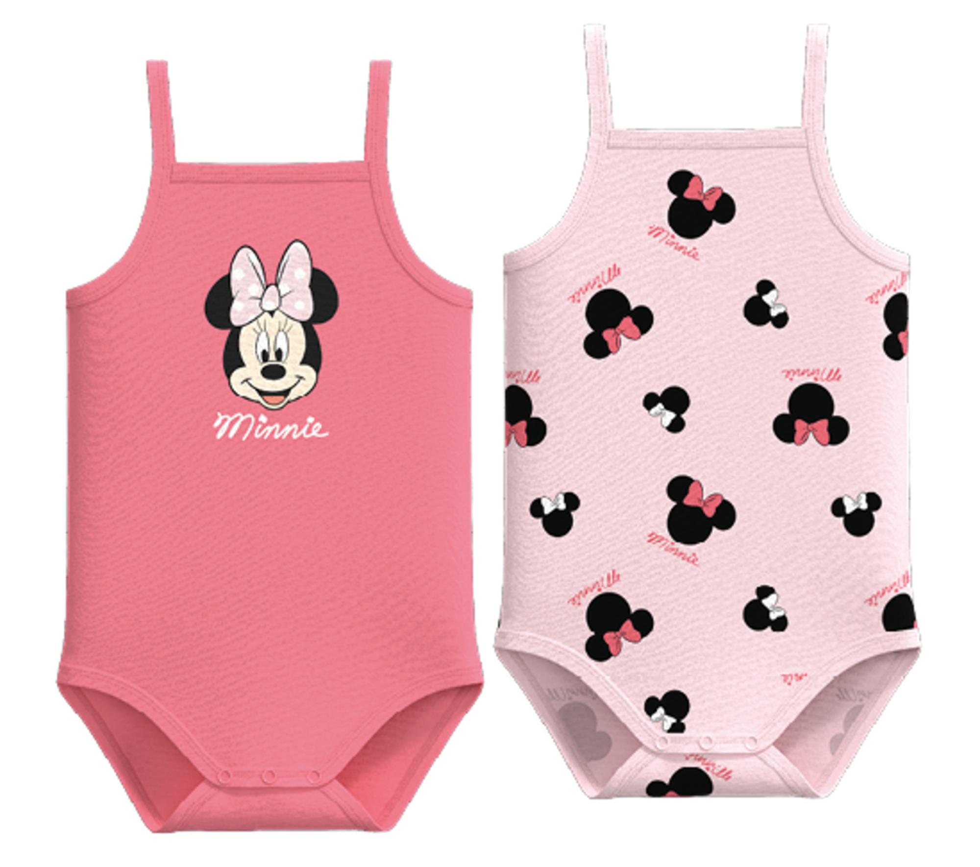 LOT DE 2 BODIES SANS MANCHES BEBE