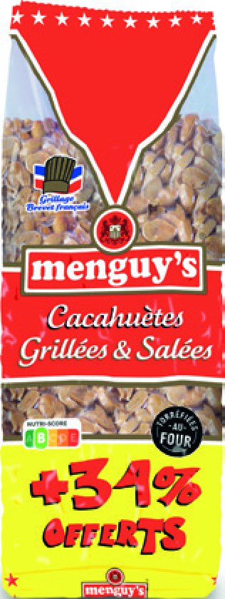 CACAHUÈTES GRILLÉES & SALÉES 