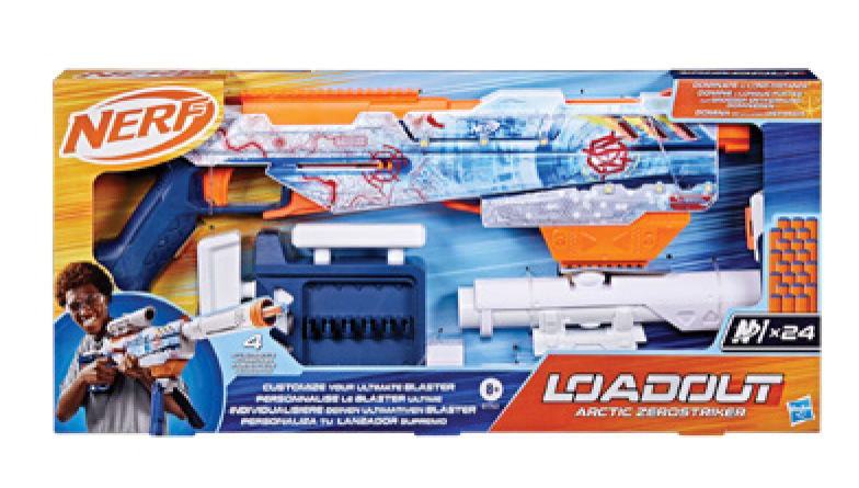 NERF LOAD OUT ARCTIC ZEROSTRIKER