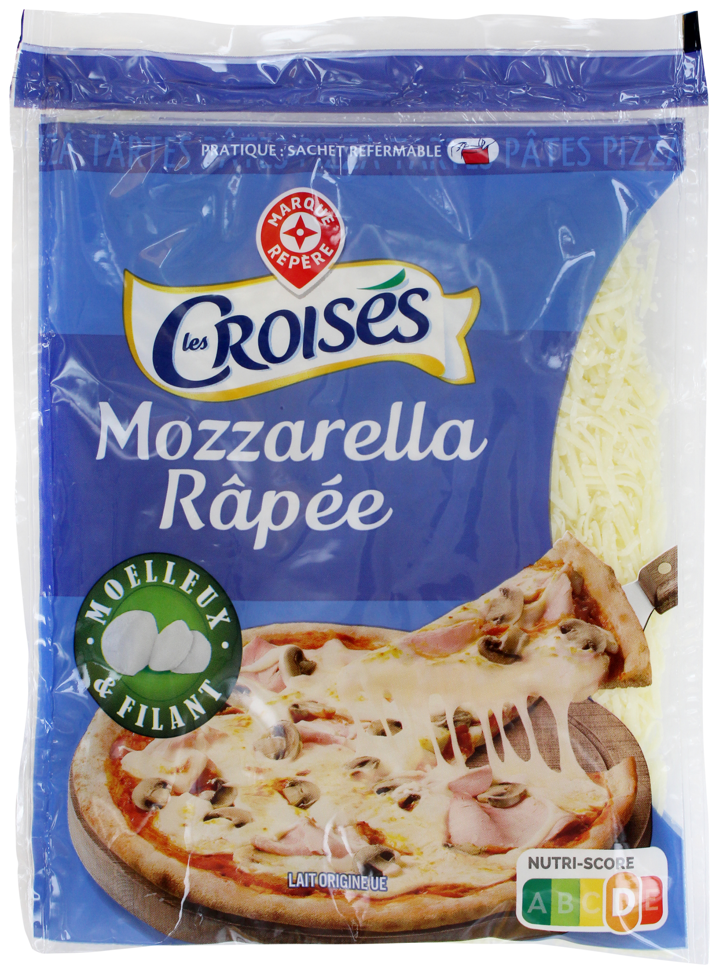 MOZZARELLA RÂPÉE 22% MAT. GR.