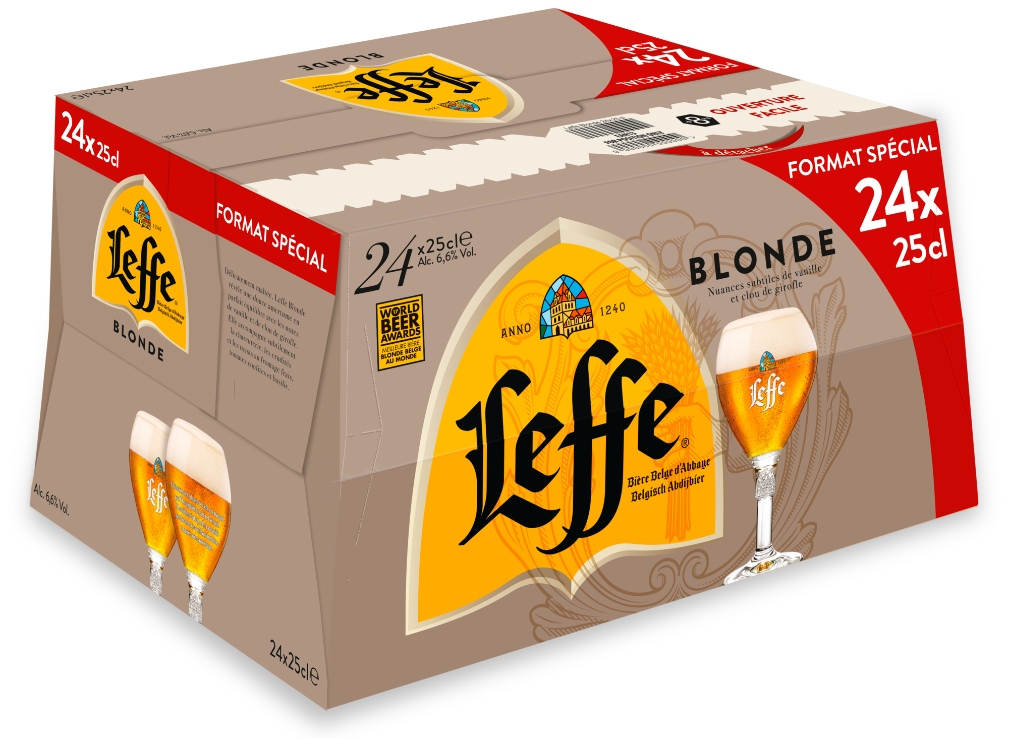 BIÈRE BELGE D'ABBAYE BLONDE