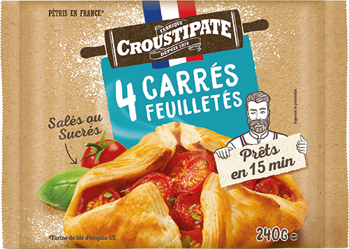 4 CARRÉS FEUILLETÉS